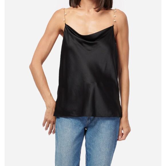 Cami NYC Tops - Cami Nyc 'The Busy' Black Silk Cami Top Size XS